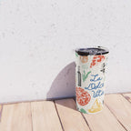La Dolce Vita Colorful Italian Cuisine Food Doodles Travel Mug Gallery Image 4