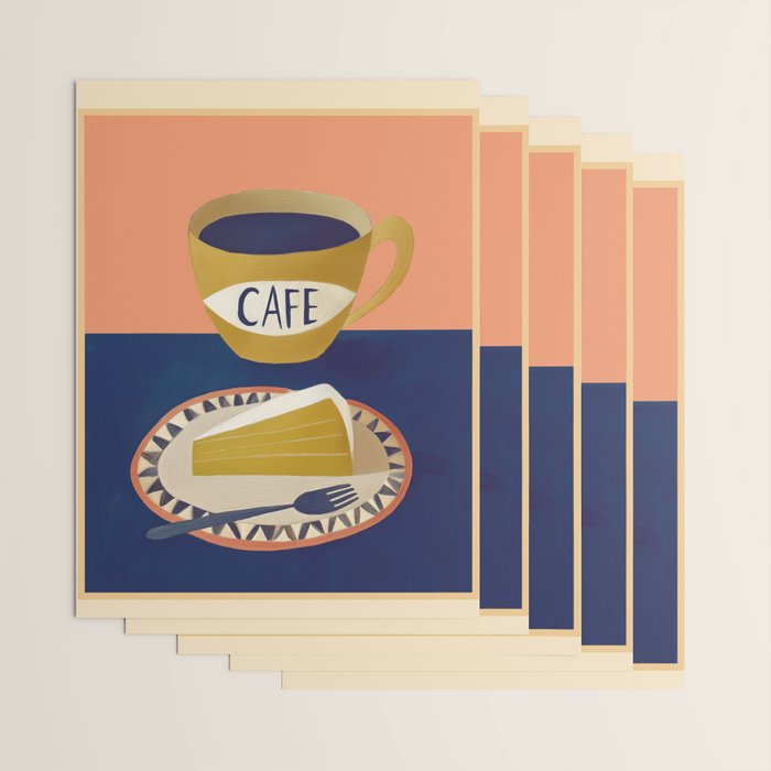 Coffee with Cake Wrapping Paper Gallery Image 3