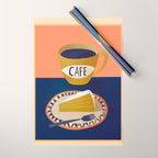Coffee with Cake Wrapping Paper Gallery Image 1