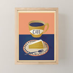 Coffee with Cake Mini Art Print Gallery Image 1