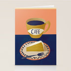 Coffee with Cake Stationery Card Gallery Image 2