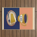 Coffee with Cake Outdoor Rug Gallery Image 1