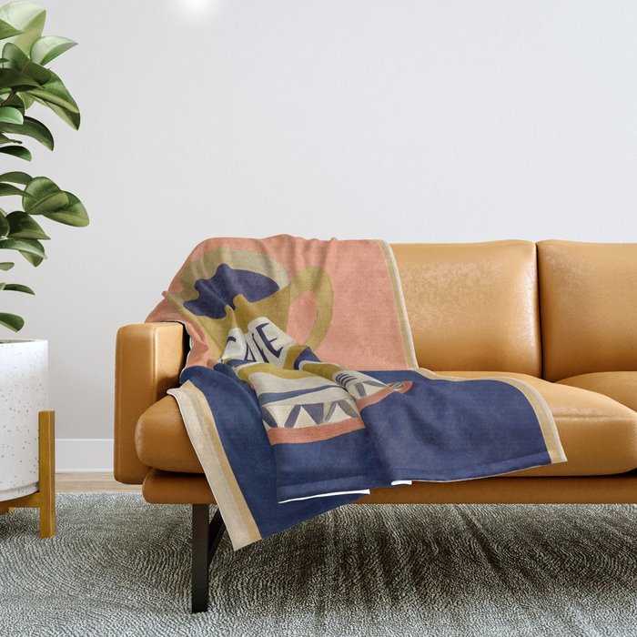 Coffee with Cake Throw Blanket Gallery Image 1