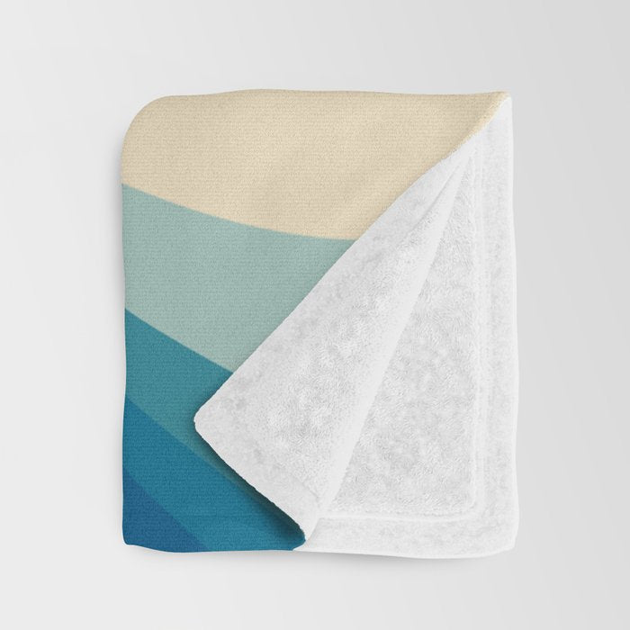 Abstract landscape art #5 Throw Blanket Gallery Image 3