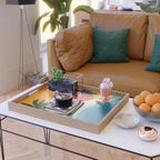Abstract landscape art #5 Serving Tray Gallery Image 2