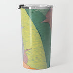 Banana leaves pastel colors Travel Mug Gallery Image 3