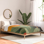 Abstract Art Tropical Leaves 109 Comforter Gallery Image 2