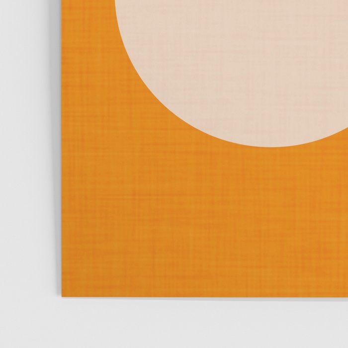 Retro Blossom - orange pink Poster Gallery Image 3