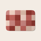 Bold Colorful Checks Pattern - Large X Bath Mat Gallery Image 1