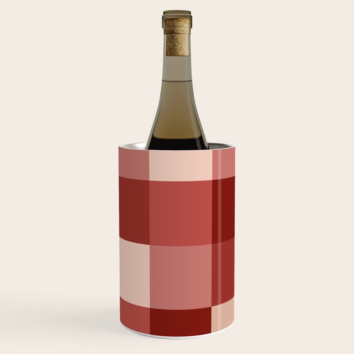 Bold Colorful Checks Pattern - Large X Wine Chiller Gallery Image 2
