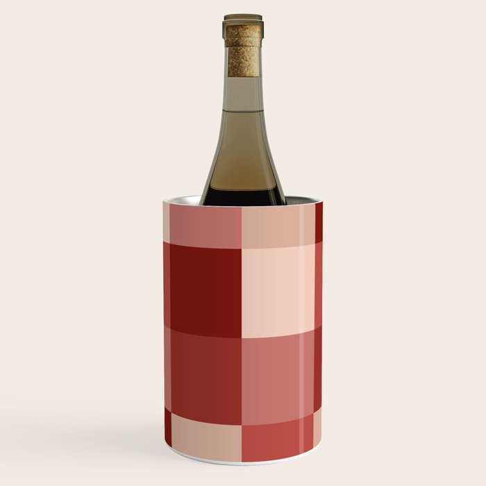 Bold Colorful Checks Pattern - Large X Wine Chiller Gallery Image 1