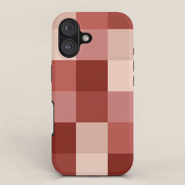Bold Colorful Checks Pattern - Large X iPhone Case Gallery Image 1