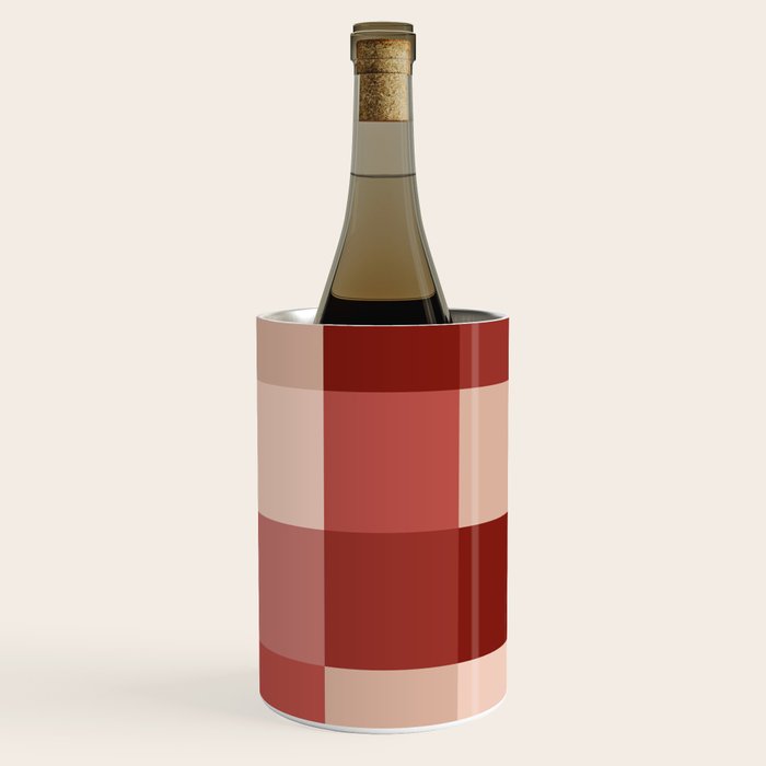 Bold Colorful Checks Pattern - Large X Wine Chiller Gallery Image 3