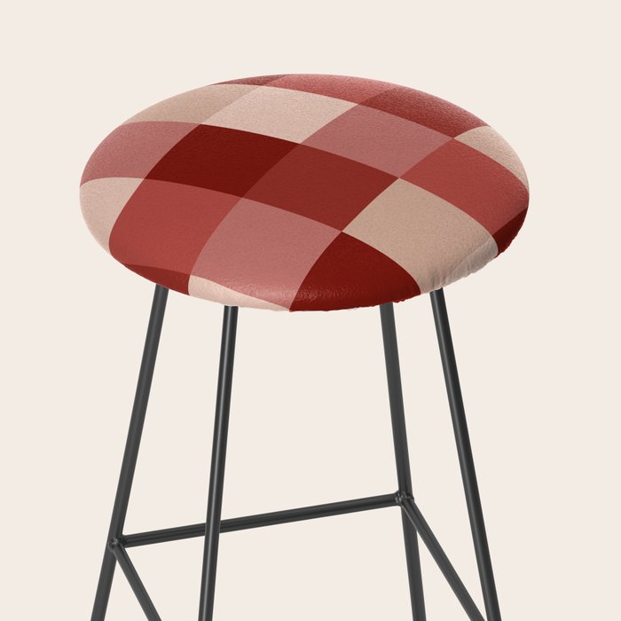 Bold Colorful Checks Pattern - Large X Stool Gallery Image 2