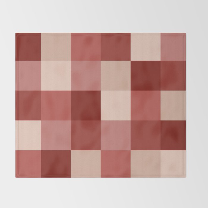 Bold Colorful Checks Pattern - Large X Throw Blanket Gallery Image 2
