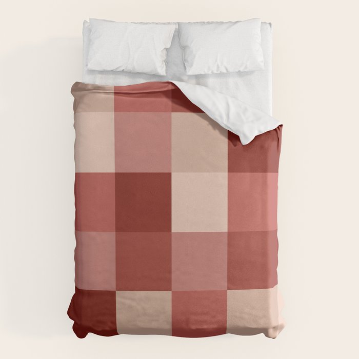 Bold Colorful Checks Pattern - Large X Duvet Cover Gallery Image 6