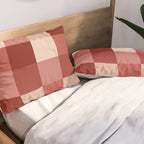 Bold Colorful Checks Pattern - Large X Pillow Sham Gallery Image 2