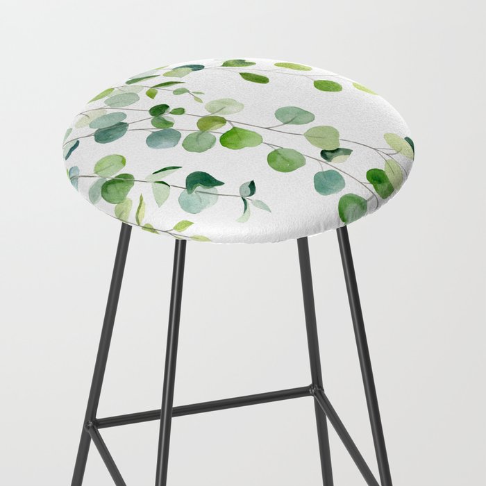 Eucalyptus Watercolor 6 Stool Gallery Image 2