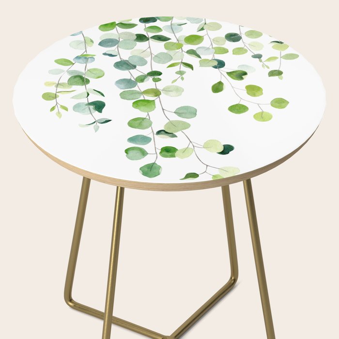 Eucalyptus Watercolor 6 Side Table Gallery Image 2