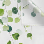 Eucalyptus Watercolor 6 Wall Tapestry Gallery Image 3