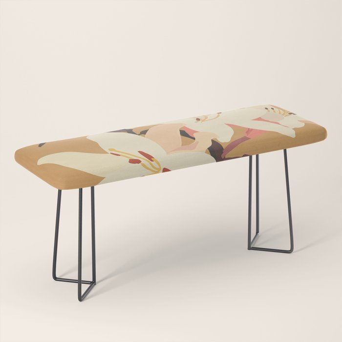 White Lilies Bench Gallery Image 1
