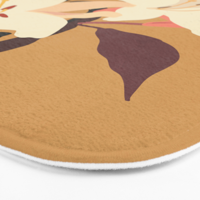 White Lilies Bath Mat Gallery Image 3