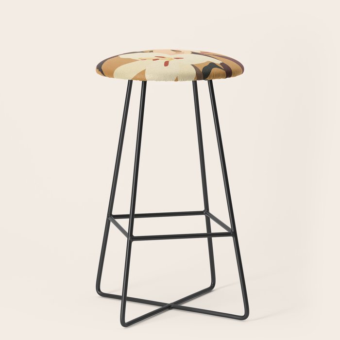 White Lilies Stool Gallery Image 1