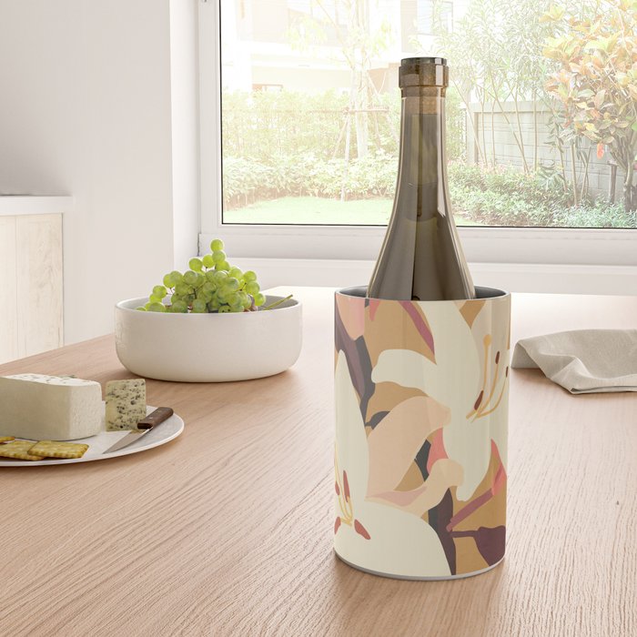 White Lilies Wine Chiller Gallery Image 4