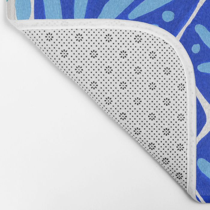 Sea Turtle - Blue Palette Bath Mat Gallery Image 2