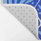 Sea Turtle - Blue Palette Bath Mat Gallery Image 2