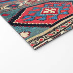 Shahsavan  Antique Azerbaijan Persian Khorjin Print Welcome Mat Gallery Image 2