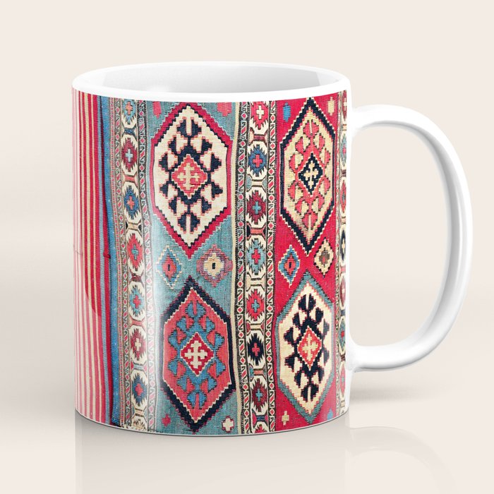 Shahsavan  Antique Azerbaijan Persian Khorjin Print Coffee Mug Gallery Image 1