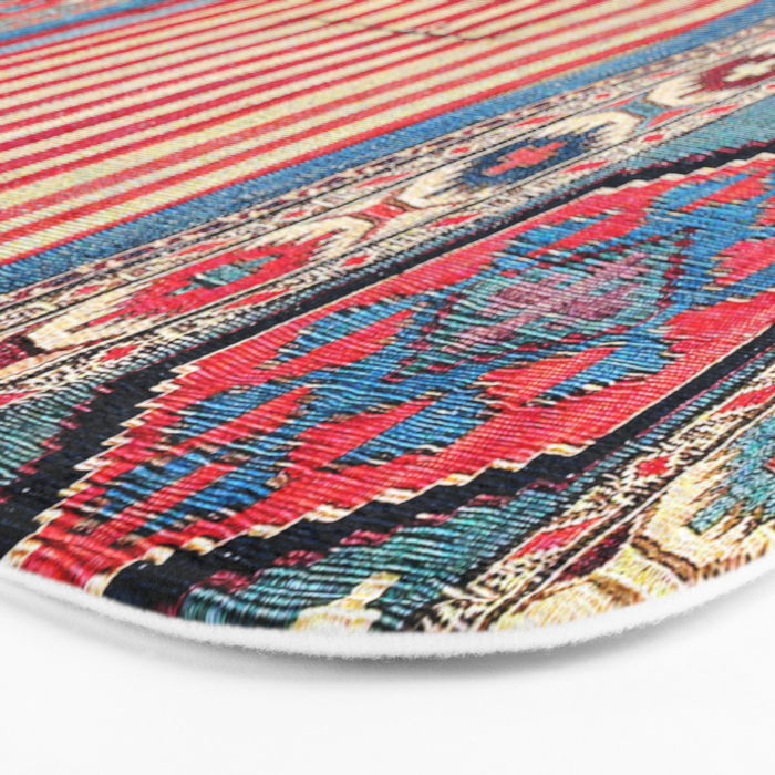 Shahsavan  Antique Azerbaijan Persian Khorjin Print Bath Mat Gallery Image 3