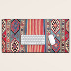 Shahsavan  Antique Azerbaijan Persian Khorjin Print Desk Mat Gallery Image 1