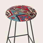 Shahsavan  Antique Azerbaijan Persian Khorjin Print Stool Gallery Image 2