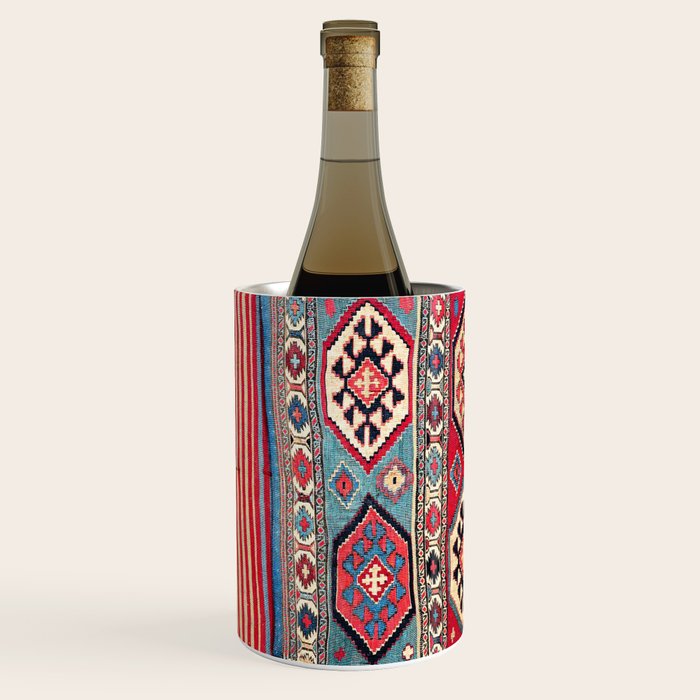 Shahsavan  Antique Azerbaijan Persian Khorjin Print Wine Chiller Gallery Image 3