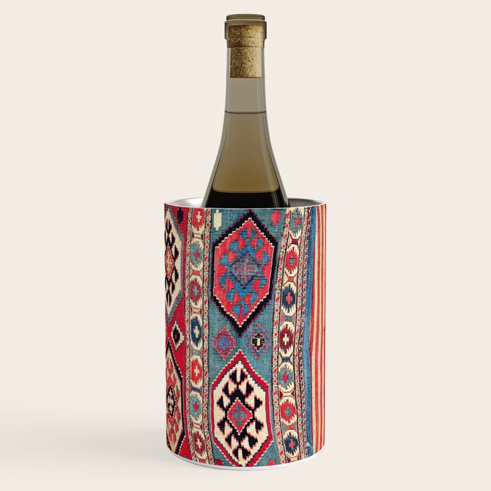 Shahsavan  Antique Azerbaijan Persian Khorjin Print Wine Chiller Gallery Image 2