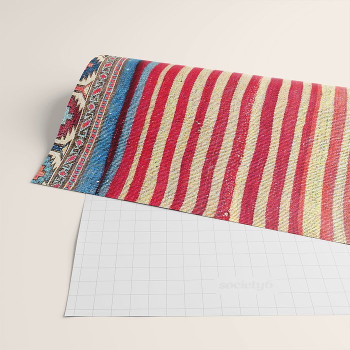 Shahsavan  Antique Azerbaijan Persian Khorjin Print Wrapping Paper Gallery Image 2
