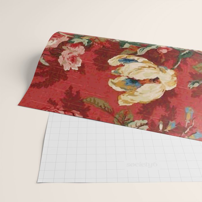 Vintage Floral Upholstery Pattern Digital Art Vector Painting Wrapping Paper Gallery Image 2