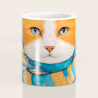 Klimt Cat with Green Eyes in the City Coffee Mug Gallery Image 4