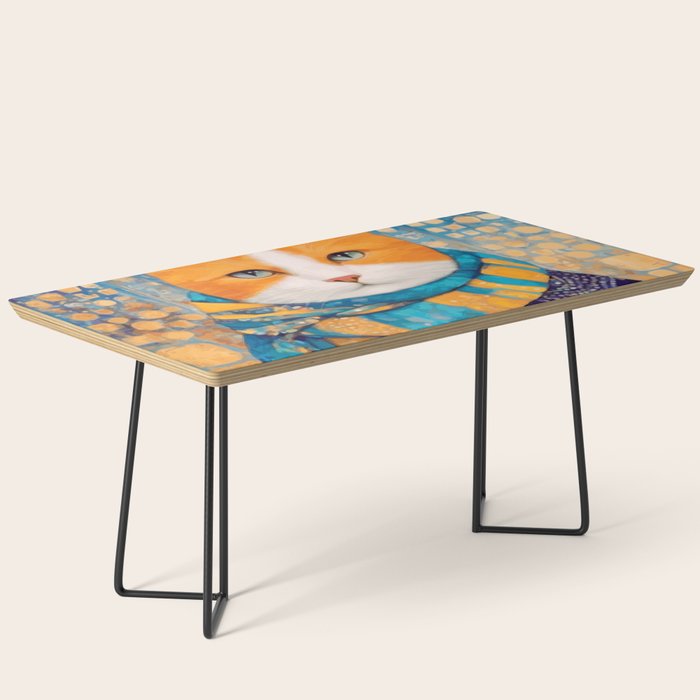 Klimt Cat with Green Eyes in the City Coffee Table Gallery Image 1