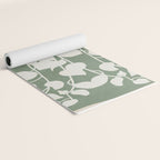 Minimal Abstract Leaves 16 Yoga Mat Gallery Image 2