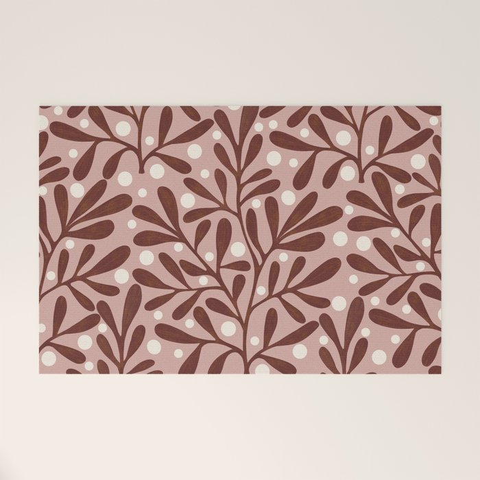 Vase and leaves Welcome Mat Gallery Image 1