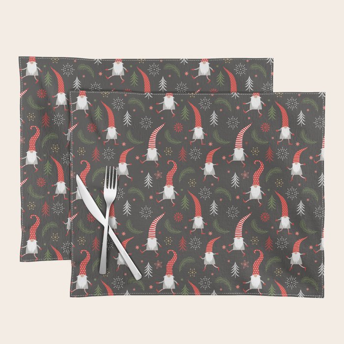 Cute Christmas Elves Placemat Gallery Image 1