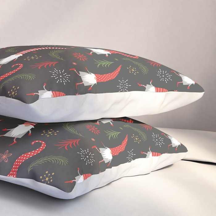 Cute Christmas Elves Pillow Sham Gallery Image 3