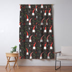 Cute Christmas Elves Window Curtain Gallery Image 5