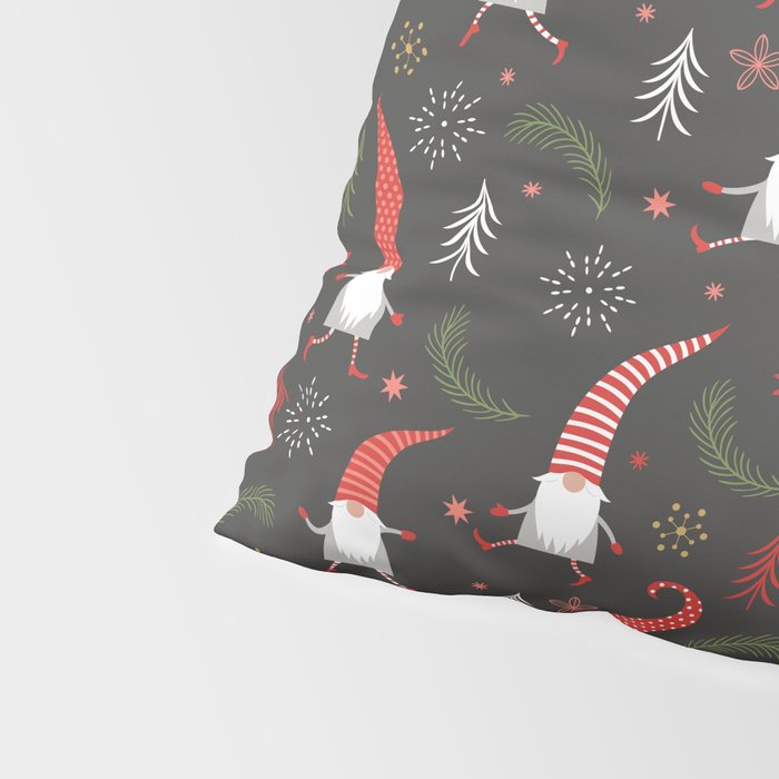 Cute Christmas Elves Pillow Sham Gallery Image 4