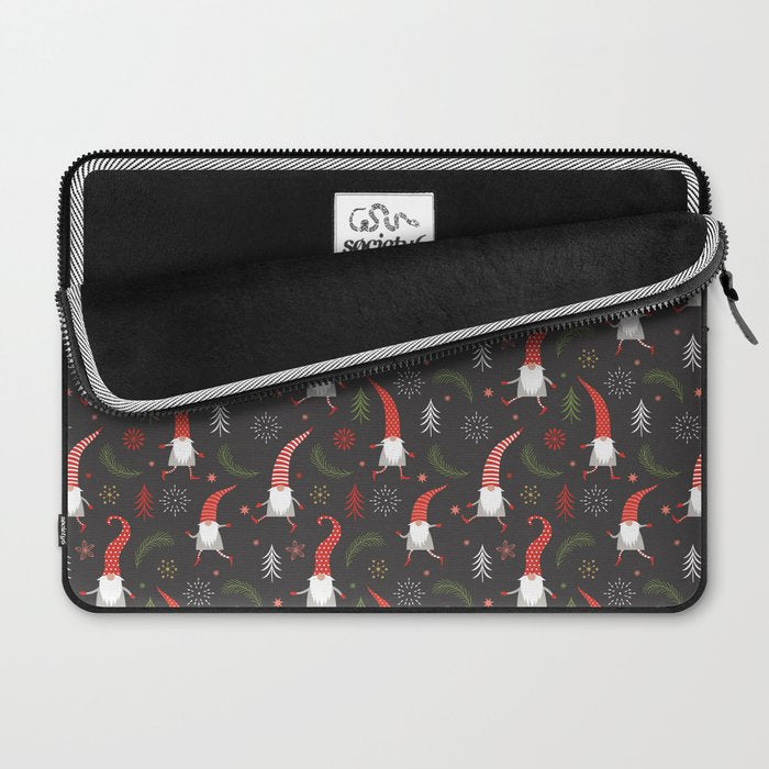 Cute Christmas Elves Laptop Sleeve Gallery Image 2
