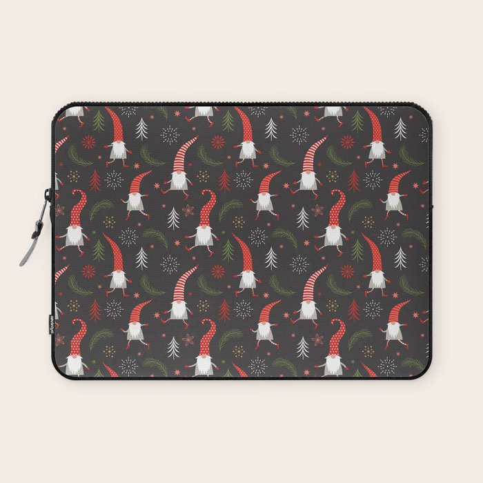 Cute Christmas Elves Laptop Sleeve Gallery Image 1