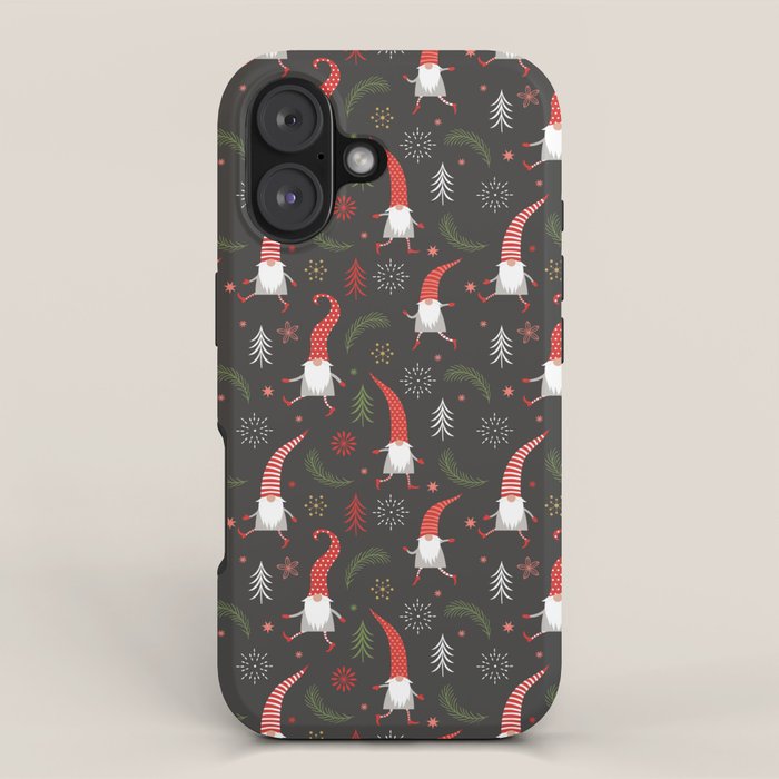Cute Christmas Elves iPhone Case Gallery Image 1